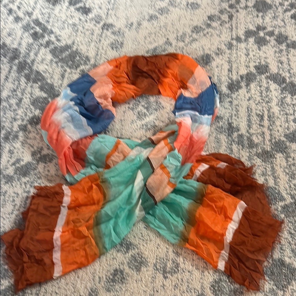 Colorful Striped Scarf
